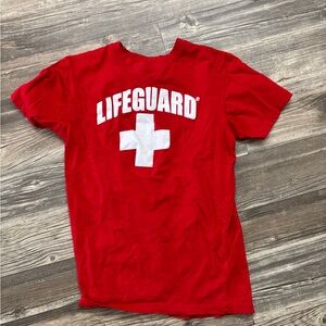 Red Lifeguard T-Shirt